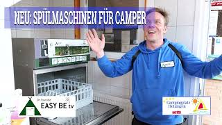 Alle Männer werden glücklich sein! Spülmaschine auf dem Campingplatz Hetzingen