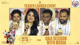 35 Chinna Katha Kaadu Teaser Launch Q & A  Press Meet |  Nivetha Thomas | Vishwadev | Rana | TFJA