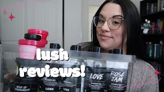 lush empties! 🛁 | skincare & body care