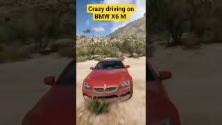 crazy driving on BMW X6 M #xbox #shortvideo #forza #forzahorizon5 #crazy #shorts #short