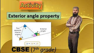 Exterior angle property