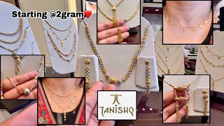 Starting @2gram Morden Gold chain Designs from Tanishq/Daily wear gold chain designs/Bangalore/Deeya