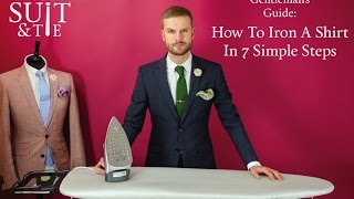 Me My Suit & Tie: How to iron a shirt in 7 simple steps