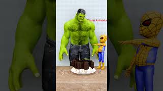 Little Spidey sneaks Hulks Chocobar ice cream #gta #gta5  #hulk #marvel