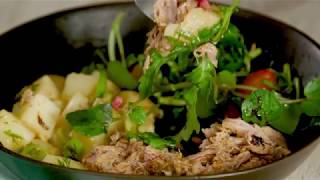 Slow Cooked Pork with Potato Salad