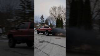 2nd Gen Cummins rolling coal #dodge #2ndgencummins #cummins