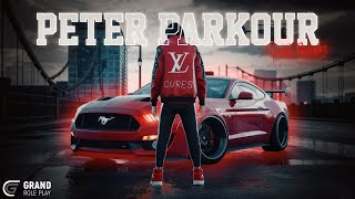 Peter Parkour adventures in Grand RP Live  | GTA V Roleplay #shorts #GrandRP #grandrp