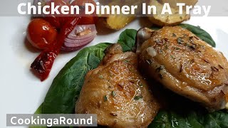 Chicken  Dinner In A Tray Recipe