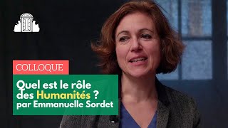 « Quel est le rôle des Humanités ? » par Emmanuelle Sordet | ENS-PSL