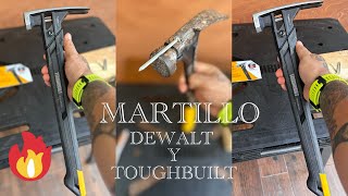 MARTILLO🔨DEWALT 🔥Y TOUGHBUILT♥️