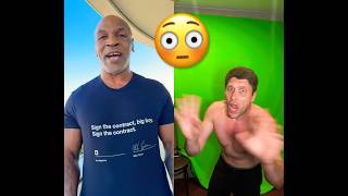 Iron Mike, sign the contract!! #miketyson #jakepaul