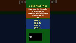 Q-35 || NEET PYQs || SWF || #shorts