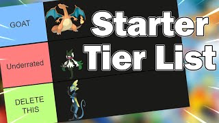 Starter Pokémon Tier List (Final Evolutions)!!