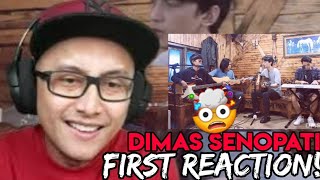 🇮🇩 FIRST TIME LISTENING TO DIMAS SENOPATI - BED OF ROSES (ACOUSTIC COVER) | REACTION