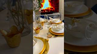 How to set up your dinner table like professional  ￼#decorinspiration #youtubeshorts