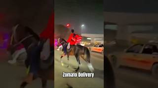 zomato delivery boy on horse #shorts