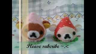 How to make a Kawaii Rilakkuma Strawberry head Plushies Tutorial