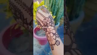 Letest mehendi design khan official art #shortvideo #hennadesign