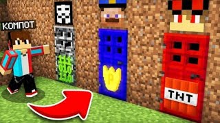 ДВЕРЬ ЧИТЕРА vs ДВЕРЬ ГРИФЕРА vs ДВЕРЬ ПОЛИЦЕЙСКОГО В МАЙНКРАФТ | Компот Minecraft