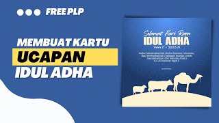 Cara Membuat Kartu Ucapan Idul Adha di pixellab | Barkah Creation