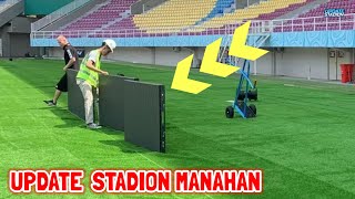 TENANG SAJA! FULL LED PERIMETER! Update Stadion Manahan! Control Room, Info Shuttle Bus & Parkir