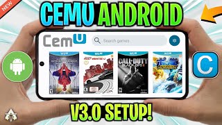 🔥 CEMU ANDROID V3 - SETUP/BEST SETTINGS/GAMEPLAY! BEST WII U EMULATOR