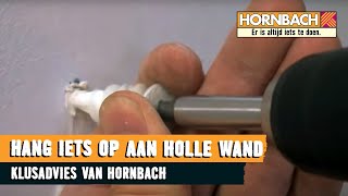 Iets ophangen aan gipsplaten met HORNBACH