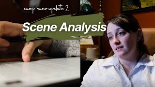 Scene Analysis VLOG  || Camp NaNoWriMo Goal #2