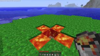 Minecraft Tutorial: How To Make Infinte Lava Source (PATCHED)