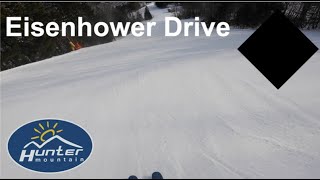 Skiing Eisenhower Drive at Hunter Mountain (Feb 18, 2024)