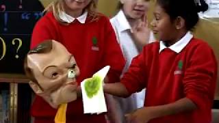 e-Bug school activities to teach about infection prevention: Giant sneeze