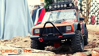 INDOOR RC CRAWLER COURSE - Winter Dreams Indoor RC Crawler Demo TRAIL Part 2