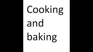 Cooking and baking:  Mass Observation 12th May 2020