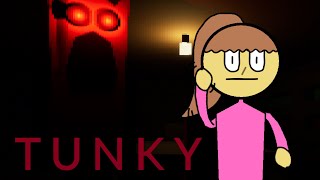 THIS IS ONE OF THE SCARIEST HORROR GAMES IVE PLAYED IN 2022! | Tunky Full Gameplay