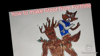 How to make Groot from the new fortnite season