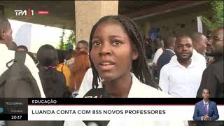 EDUCAÇÃO EM LUANDA CONTA 855 NOVOS PROFESSORES