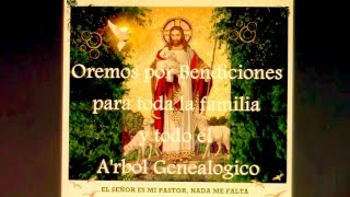 ORANDO POR BENDICIONES PARA TODA LA FAMILIA Y EL A'RBOL GENEALOGICO