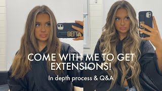 COME WITH ME TO GET BEAUTY WORKS BOND HAIR EXTENSIONS & BALAYAGE! REVIEW, PROCESS & Q&A💗