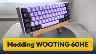 Modding Wooting 60HE+, mejor teclado gamer ¡aún mejor!