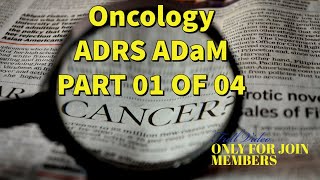 ONCOLOGY ADRS ADaM  PART 01 OF 04