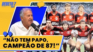 ZICO E BEBETO COMENTAM SOBRE O TIME DE 87 DO FLAMENGO E A CONQUISTA DO BRASILEIRO!