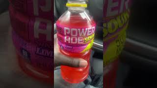 Powerade Sour Taste Test Watermelon Lime Flavor #short #powerade #review #tastetest