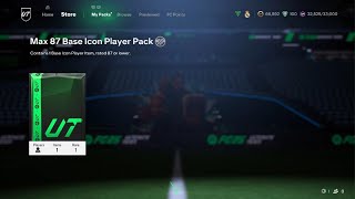 OPENING MY MAX 87 RATED BASE ICON PACK - EA FC 25