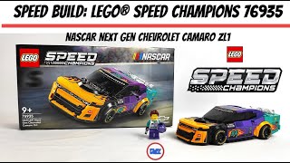 Speed Build LEGO® 76935 NASCAR Next Gen Chevrolet Camaro ZL1