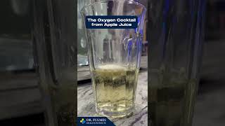 Oxygen Cocktail from Apple Juice #healthylifestyle  #healthylife