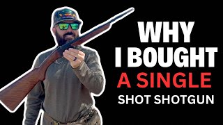 SINGLE SHOT SHOTGUN for DOVE HUNTING?