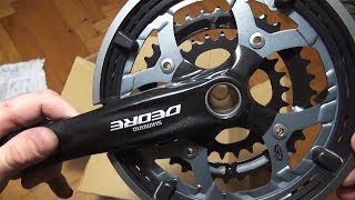 Change Crankset square taper FC-TS32 to Hollowtech 2 Shimano Deore M590 and BB MT-800