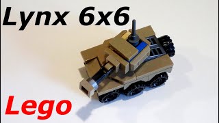 Лего мини танк Lynx 6x6 (самоделка из лего)