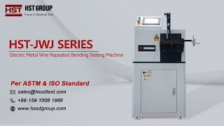 How to operate HST JWJ-10 Electric metal wire repeated bending test machine