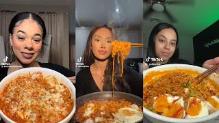 Buldak🌶️ RAMEN 🍜 |ASMR Mukbang⚡️| TIKTOK Compilation |PART-5